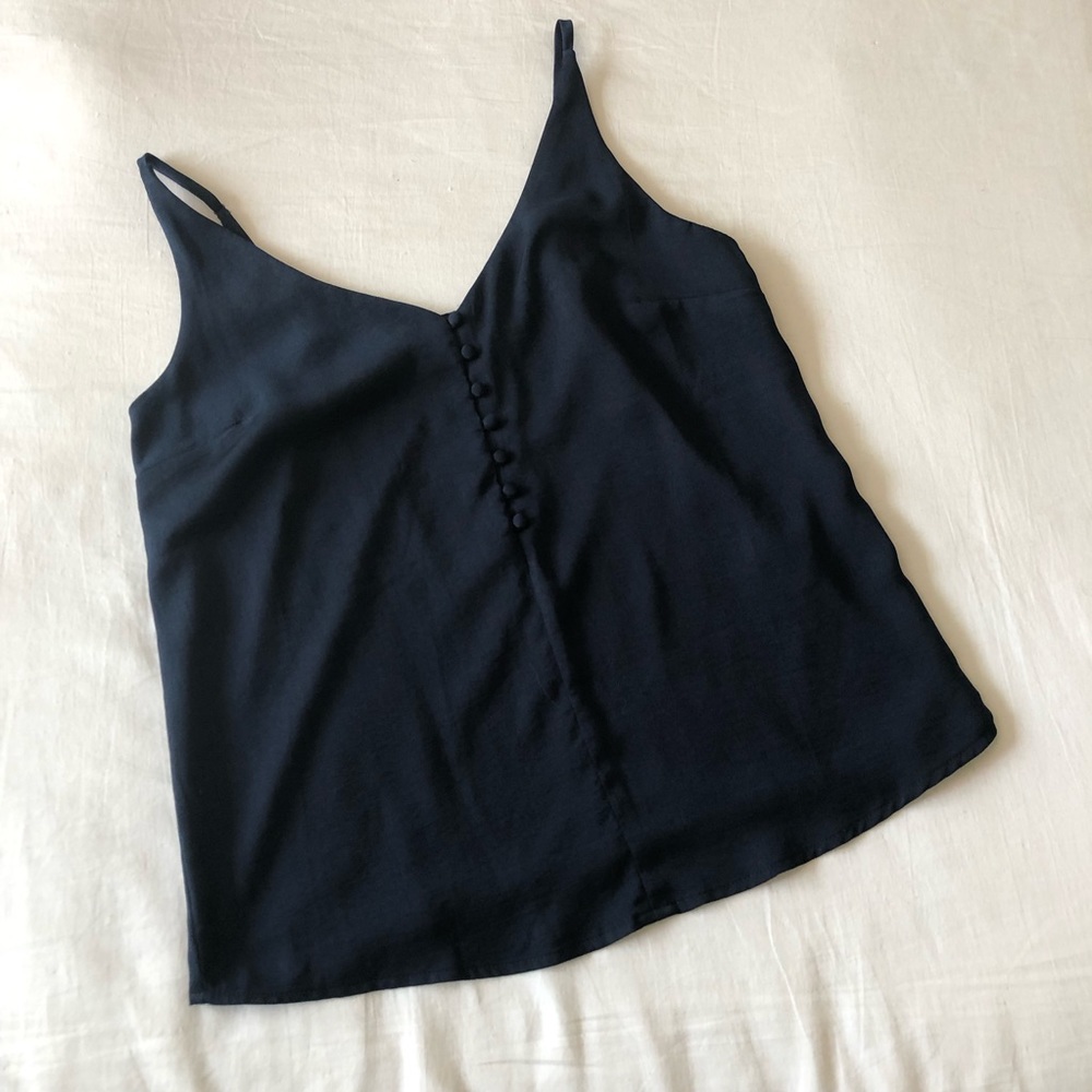 Banana Republic Button Front Sleeveless Blouse